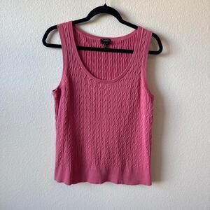 Vintage pink sweater tank top
